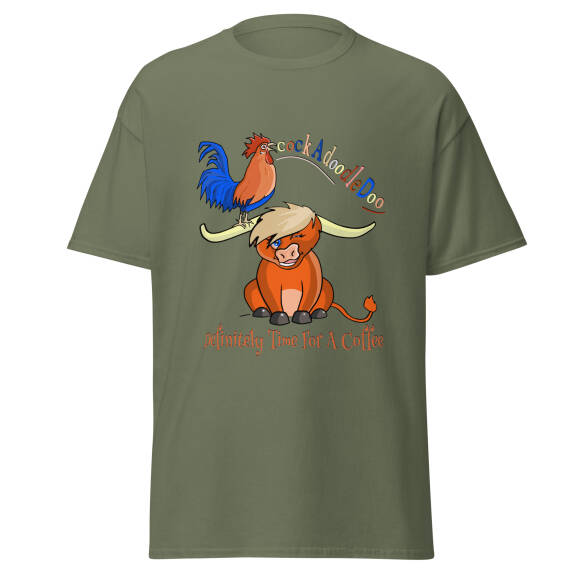 Definitely Time For A Coffee Unisex classic tee - Image 2