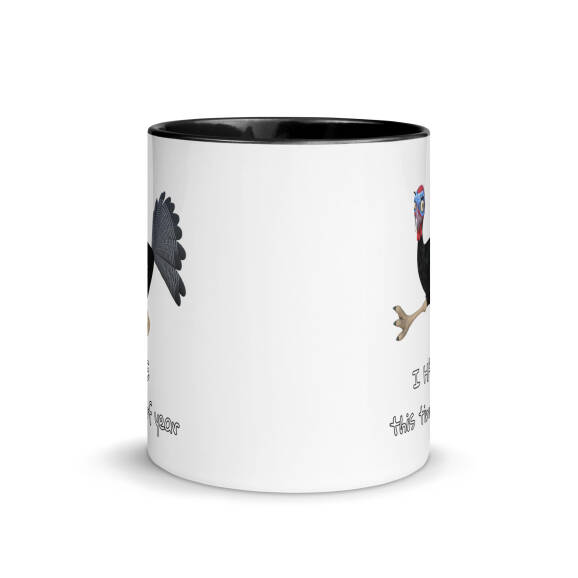 I Hate This Time Of Year Mug with Colour Inside - Image 2