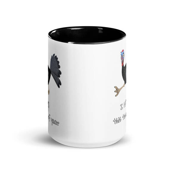 I Hate This Time Of Year Mug with Colour Inside - Image 4