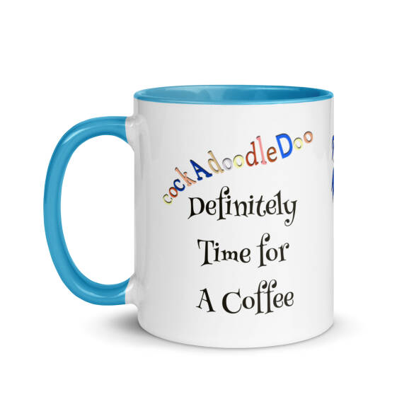 Definitely Time For A Coffee Mug with Colour Inside - Image 10