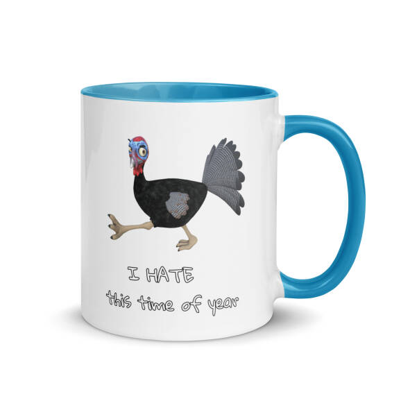 I Hate This Time Of Year Mug with Colour Inside - Image 16