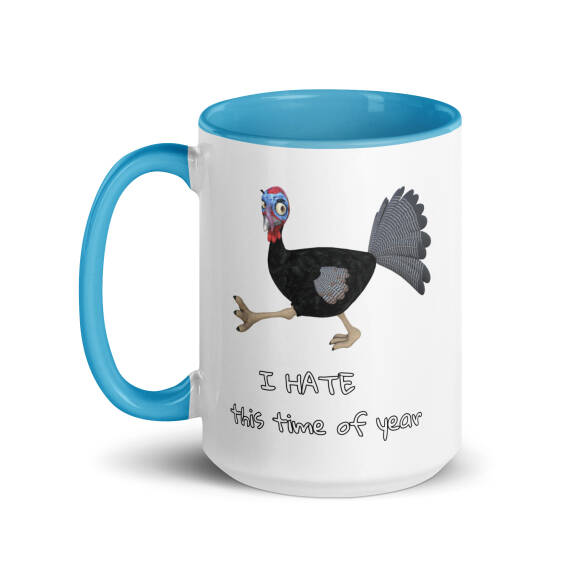I Hate This Time Of Year Mug with Colour Inside - Image 20