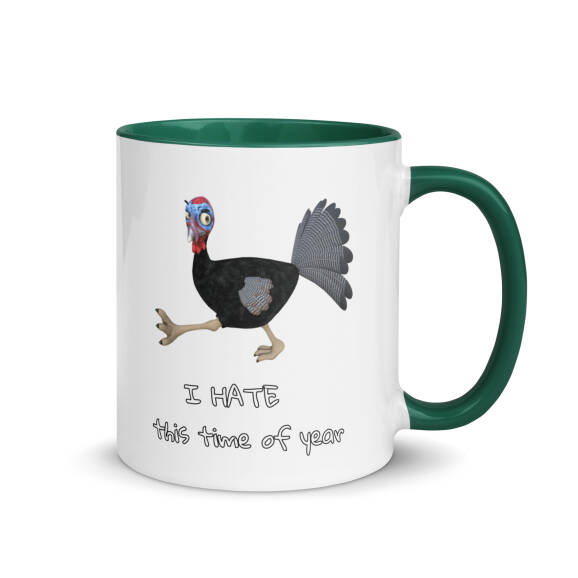 I Hate This Time Of Year Mug with Colour Inside - Image 11