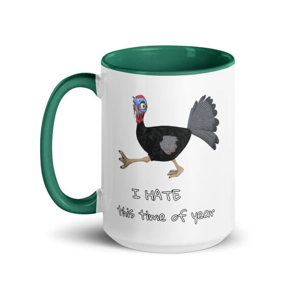 I Hate This Time Of Year Mug with Colour Inside - Image 15