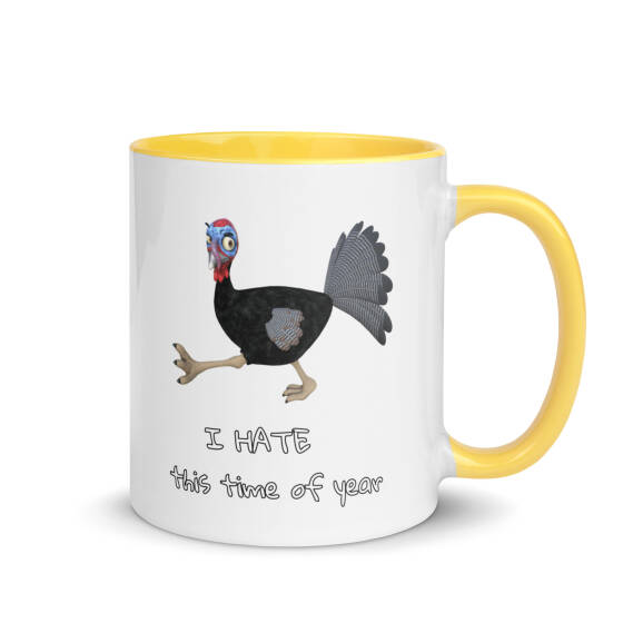 I Hate This Time Of Year Mug with Colour Inside - Image 24