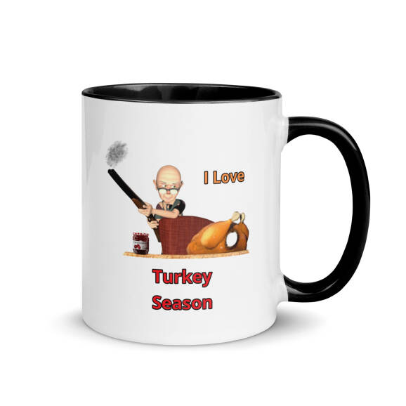 I Love Turkey Season Mug with Colour Inside - Image 2