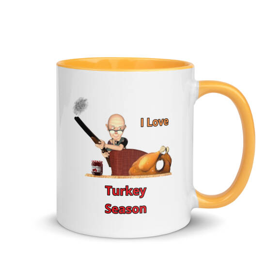 I Love Turkey Season Mug with Colour Inside - Image 13